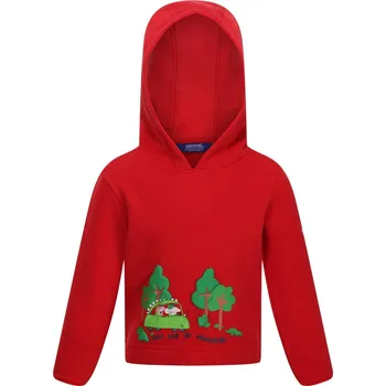 Dámská mikina REGATTA Dětská mikina s kapucí Prasátko Pepa 4 ROKY VÍNOVÁ|ČERVENÁ