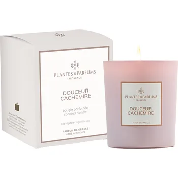 Svíčka Plantes et Parfums de Provence Douceur Cachemire Vonná svíčka v krabičce, 180 g