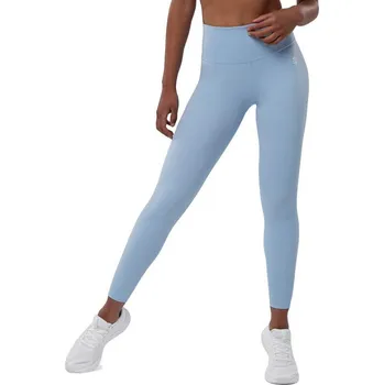 Dámské legíny SIROKO Dámské cvičební legíny se středním pasem Shine Nebeská Modrá MODRÁ