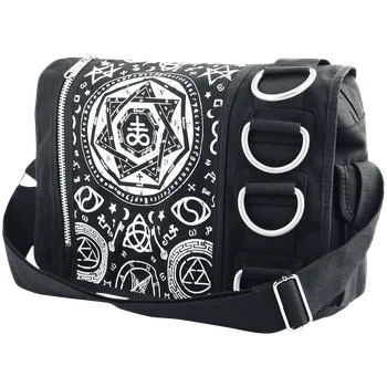 Taška přes rameno Gotika z Banned Alternative - Pentagram - černá