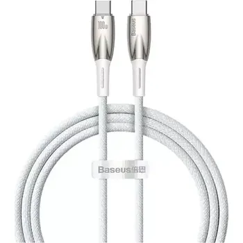 Datový kabel Baseus CADH000802 Kabel USB-C (M) - USB-C (M) 2 m bílá (CADH000802)