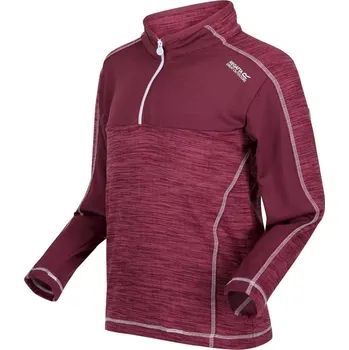 Pánské oblečení REGATTA Dětská fleecová mikina na zip 14 LET ORANŽOVÁ|ŠEDÁ