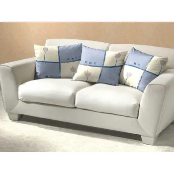 Bavlněný povlak na polštář 40x40 KOMFORT Tulipán světle modrý