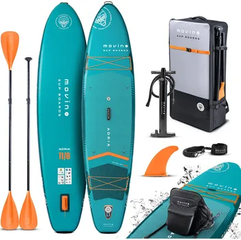 Paddleboard MOVINO Paddleboard SUP Allround 11’6” Movino Adria (350cm) 350 BO-9020 MODRÁ|ORANŽOVÁ