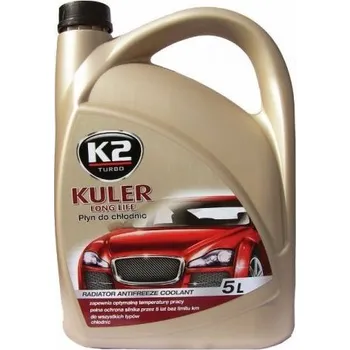 Nemrznoucí směs do chladiče K2 KULER G12 ČERVENÁ 5L - nemrznoucí kapalina do chladiče do -35 °C, T205C