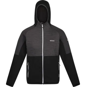 Pánská mikina REGATTA Regatta Pánská Attare Softshell bunda, S ČERNÁ|ŠEDÁ