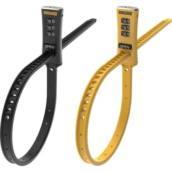 Visací zámek ONGUARD Zámek proti krádeži Onguard Zip Lock (x2) ČERNÁ|ŽLUTÁ