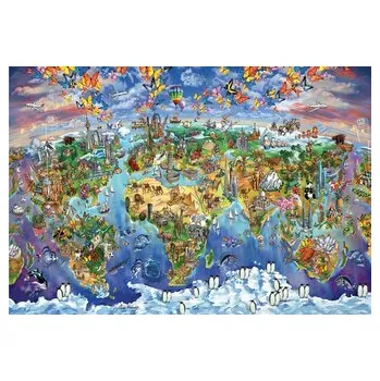 EUROGRAPHICS Puzzle Divy světa 5000 dílků