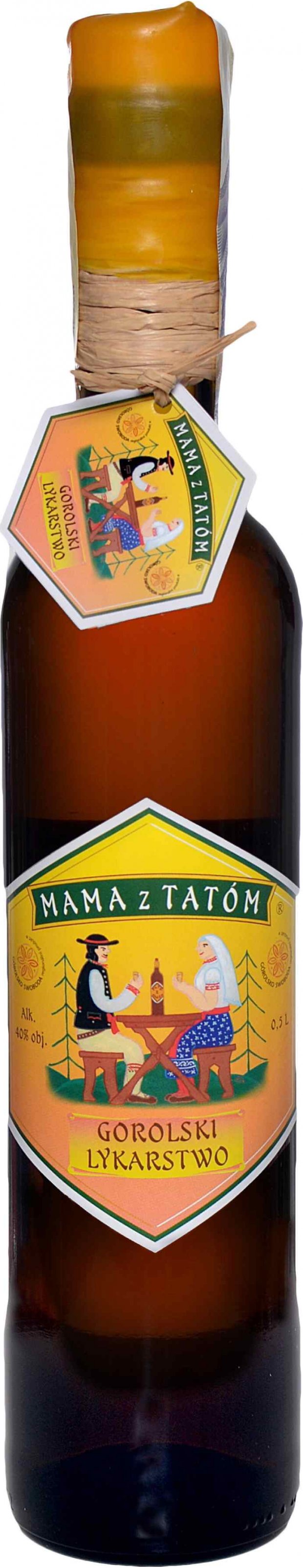 Mama z Tatom medový likér s jalovcem a mateřídouškou 0,5 L 40% (Mama z Tatom jalovec mateřídouška)