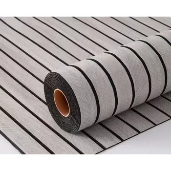 Tapeta Grace Baltic Y4006 Akustická tapeta Černý podklad s dřevěným dekorem 280x60cm