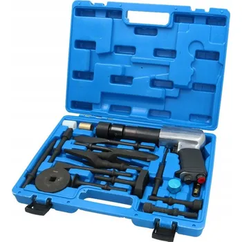 Pneumatické kladivo PNEUMATICKÉ PŘÍKLEPOVÉ KLADIVO PRO UVOLŇOVÁNÍ ŠROUBŮ SADA 19 DÍLŮ