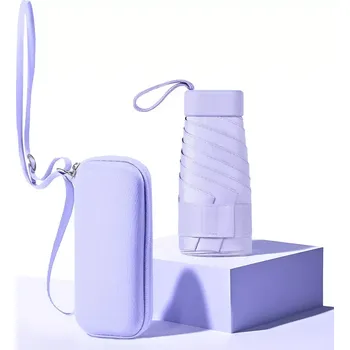 Deštník Skládací mini deštník v kabelce Taro purple