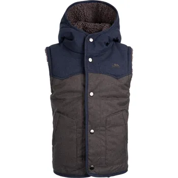 Pánská vesta TRESPASS Dětská turistická vesta 9 LET ŠEDÁ