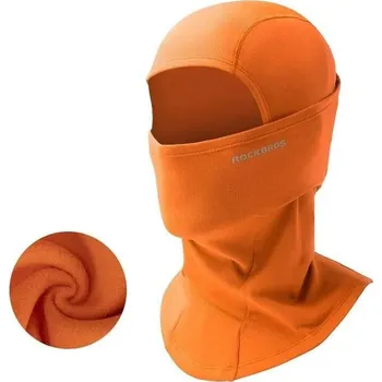Kukla ROCKBROS Zimní kukla na outdoorové aktivity ORANŽOVÁ