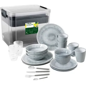 Outdoor vaření Sada melaminového nádobí Brunner PEARL, možnost rozšíření Typ nádobí: 40dílná sada