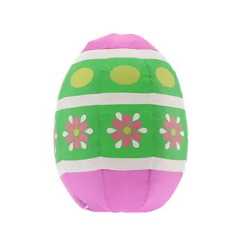 Velikonoční dekorace Nafukované velikonoční vejce 90 CM LED *9700