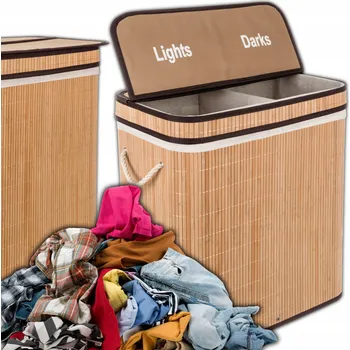 Koš na prádlo Volně stojící koš na prádlo Ruhhy 100 l, béžový