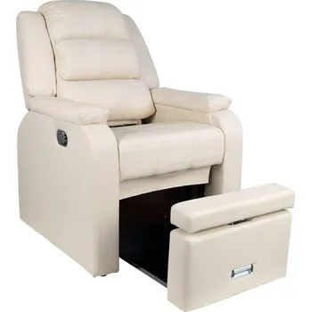 Kadeřnické křeslo Pro salony Pedikérské křeslo Hilton Spa Barva: Krémová