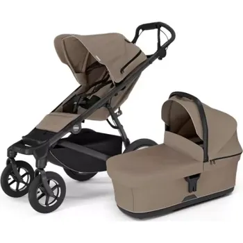 Kočárek Kočárek Thule Urban Glide 4 Wheel + korbička Bassinet - Tinted Taupe 2025