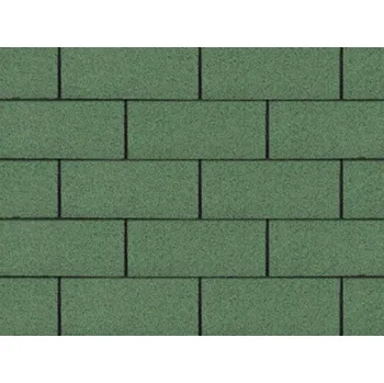 asfaltová šindel Šindel Obdélník zelený 3m2/bal