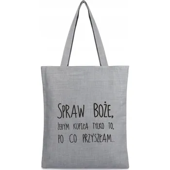 Kabelka Versoli shopper kabelka polyester šedá