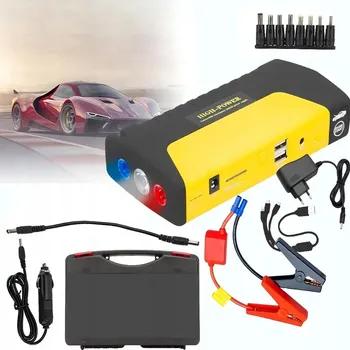 Powerbanka STARTOVACÍ ZDROJ SILNÝ ROZJEZD BOOSTER POWERBANKA SVÍTILNA KABELY SADA