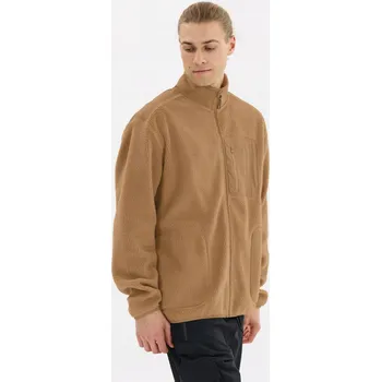 Pánská mikina Fleecová Mikina pánský Whistler Felis plyšový teddy fleece, lehký a teplý, béžová M