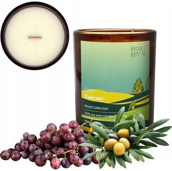 Svíčka Sójová vonná svíčka Calm Tuscany EkoDetale 1 ks