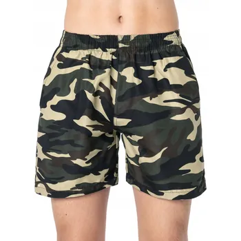 Pánské kraťasy Pánské plavky Kraťasy kalhoty, plážové Maskáčový DK340-1 L