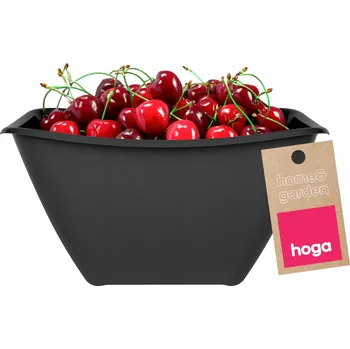 MISKA SALÁTOVÁ MÍSA KUCHYŇSKÁ PLASTOVÁ NA POTRAVINY 1,9L 20cm ČERNÁ