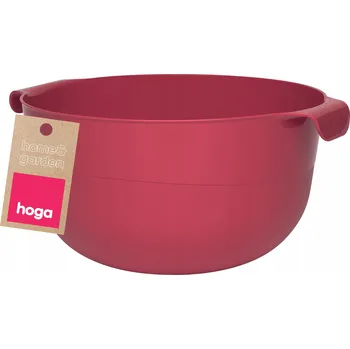 MÍSA KUCHYŇSKÁ PLASTOVÁ NA POTRAVINY PRO MÍCHÁNÍ S UCHYTY 4L BORDO