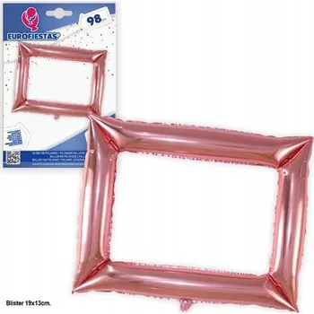 Balónek Ouda Party - Růžové zlaté balónky v rámečku