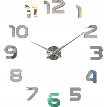 Hodiny NÁSTĚNNÉ HODINY S 3D ZRCADLOVÝM EFEKTEM MODERNÍ DIY