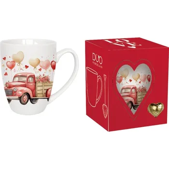 Porcelánový hrnek AUTO&nbsp;350 ml s louhovačem v krabičce