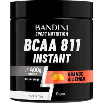 Aminokyselina Bandini BCAA 8 1 1 PRÁŠEK 400 g 100% veganské ROZVĚTVENÉ AMINOKYSELINY