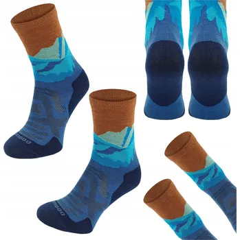 Pánské ponožky Ponožky prodyšné vlněné trekové horské 70% merino COMODO 39-42