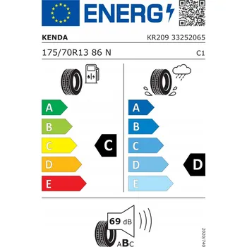 Letní osobní pneu Letní pneumatika Kenda KR209 Kargotrail 3G 175/70 R13 86 N