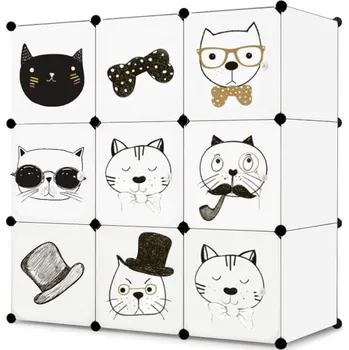 Dětsný nábytek Dětská modulární skříň FAYRITALE, bílá