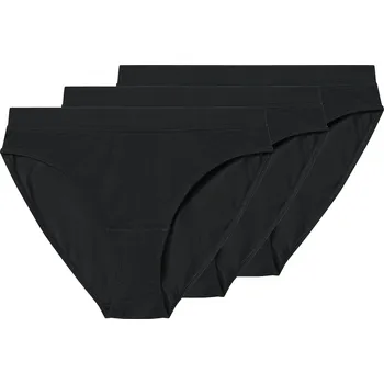 Kalhotky esmara® Dámské kalhotky s BIO bavlnou, 3 kusy (černá, S (36/38))