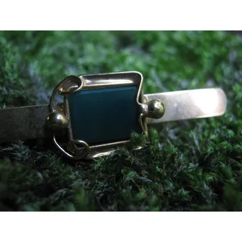 Spona na kravatu Achát barvený - spona na kravatu
