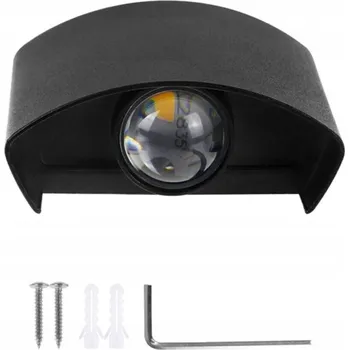 Nástěnné svítidlo Nástěnné svítidlo XPart černé, integrovaný LED zdroj 1 W