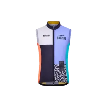 Cyklistická vesta Trek cyklistická vesta replika Santini týmu Driftless, tmavě modrá - L