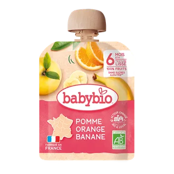 BABYBIO kapsička jablko pomeranč banán 90 g