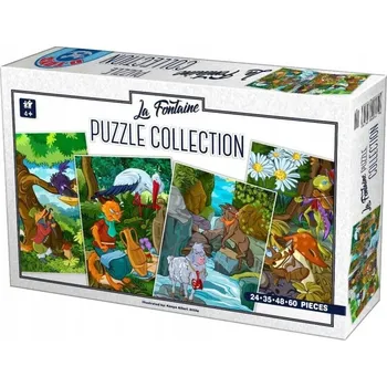Puzzle D-Toys Puzzle 35 dílků D-Toys Puzzle La Fontainovy bajky 4v1 (24,35,48,60 dílků)