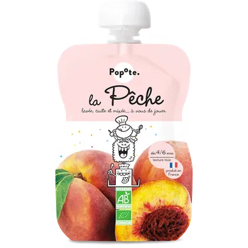 POPOTE kapsička BIO broskev 120 g