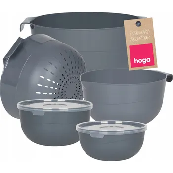 SADA KUCHYŇSKÝCH MISEK S VÍKY NÁDOBÍ MISKY CEDNÍK SÍTO 7 ks