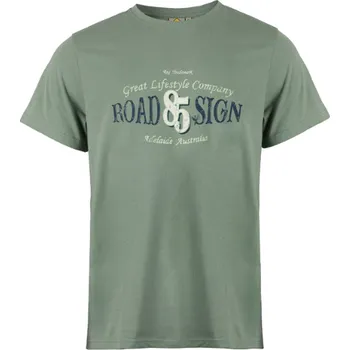 Pánské tričko Tričko Roadsign Australia 85 zelené Barva: Zelená, Velikost: M