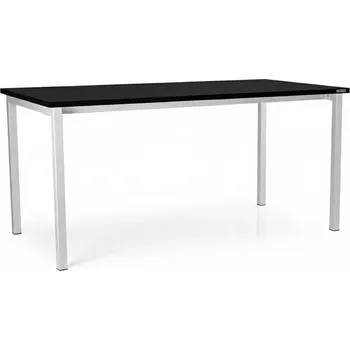 Jídelní stůl Univerzální stůl s kovovou podnoží 160 x 80 cm, černá