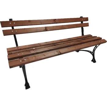 Zahradní lavice Lavička s opěradlem, dřevěná, 150 x 70 cm