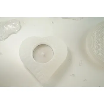 Svícen Svícen SELENIT - srdce